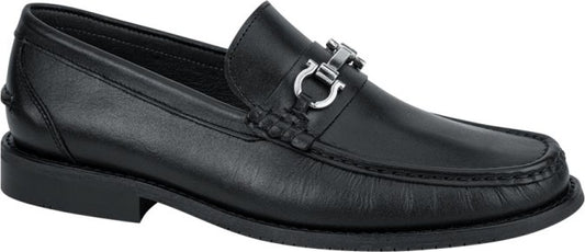 zapatos mocasin de vestir herraje