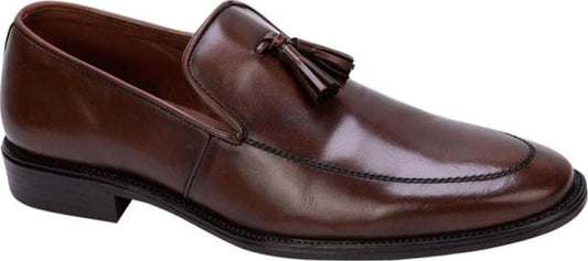 zapatos mocasin de vestir con borlas